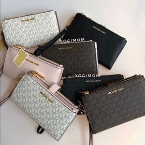 MICHAEL KORS Wallet Wristlet Smart Cell phone Purse Pocket Book Bag